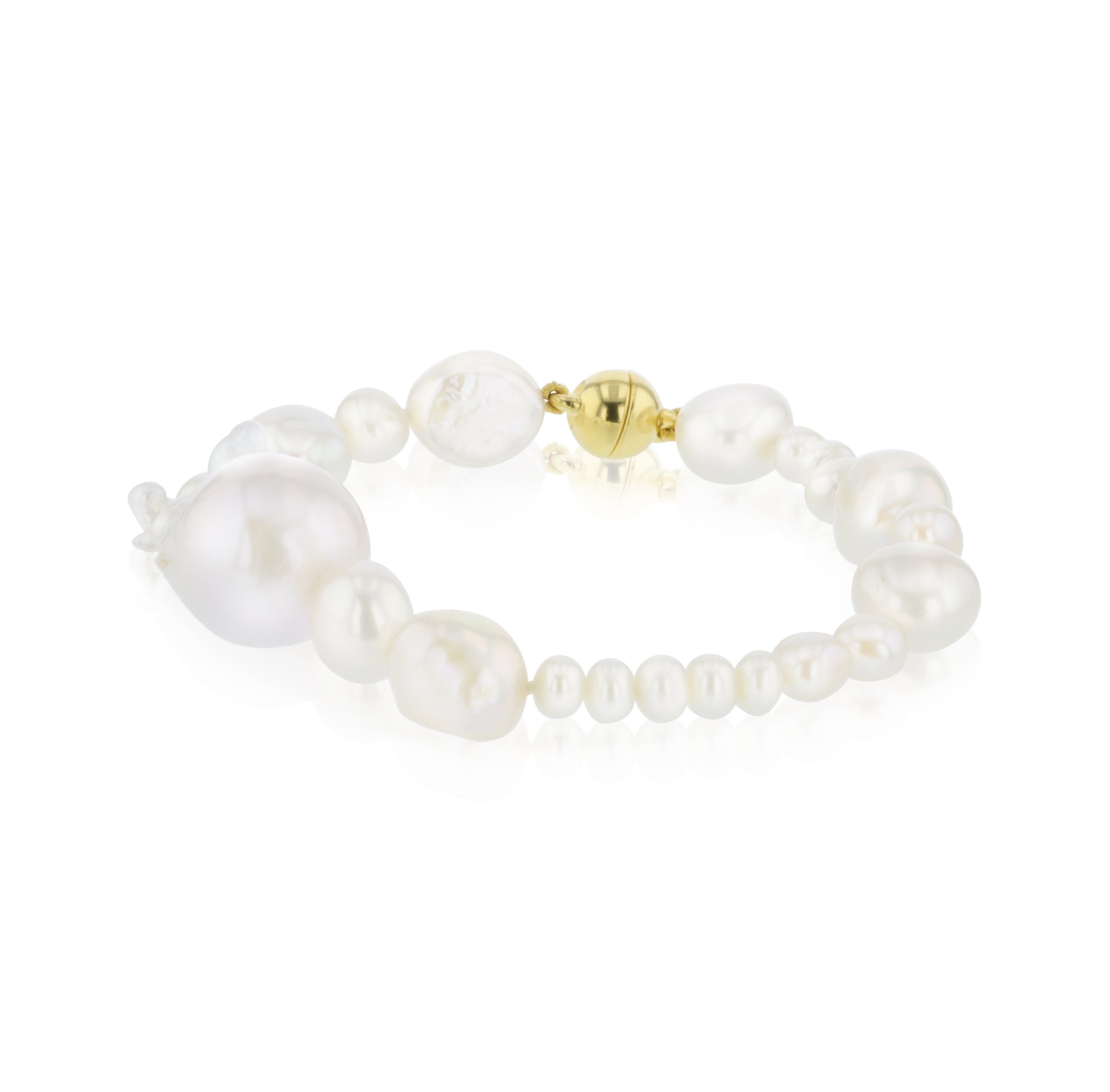 Süßwasser Armband "Bold Unity" - Calissi