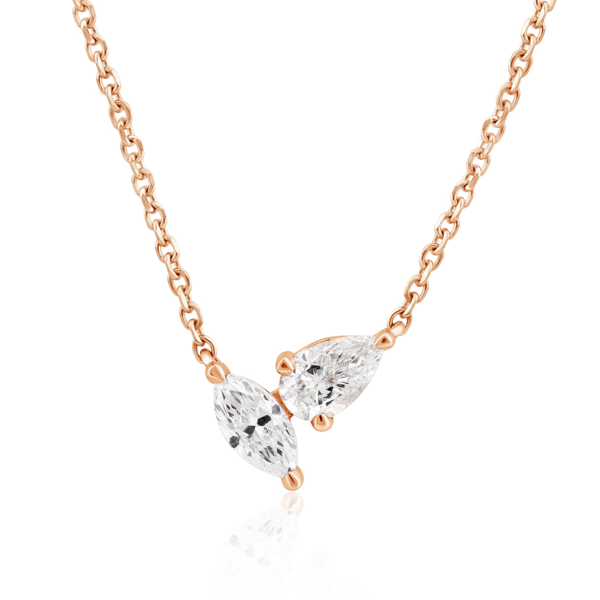 Halskette "Toi et Moi - petit" - Calissi