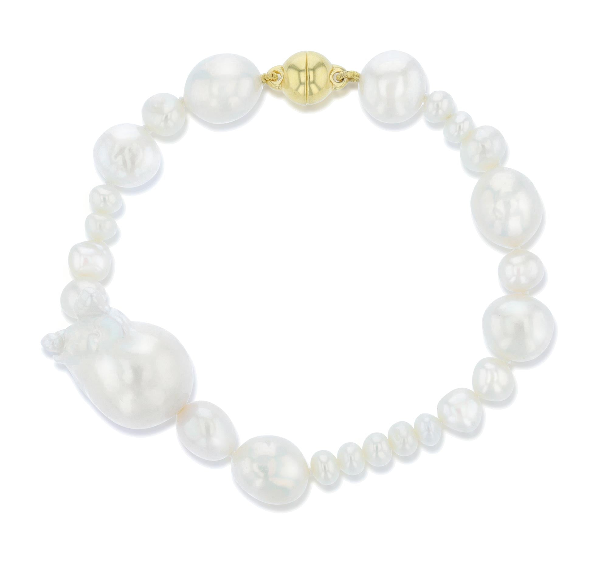 Süßwasser Armband "Bold Unity" - Calissi