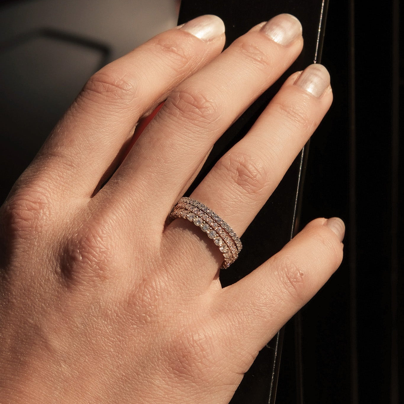 Memoire Ring "Estelle"- halbausgefasst - Calissi